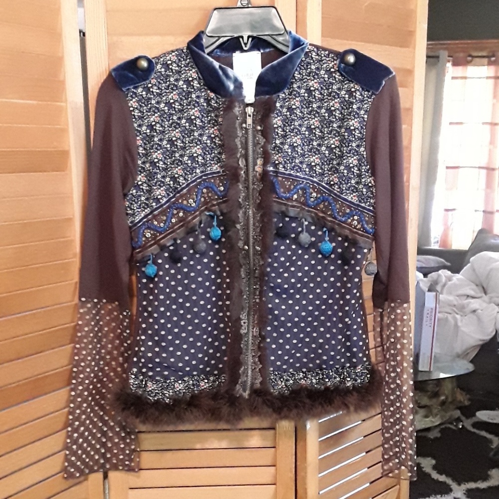 Women's Multicolor Embellished Jacket